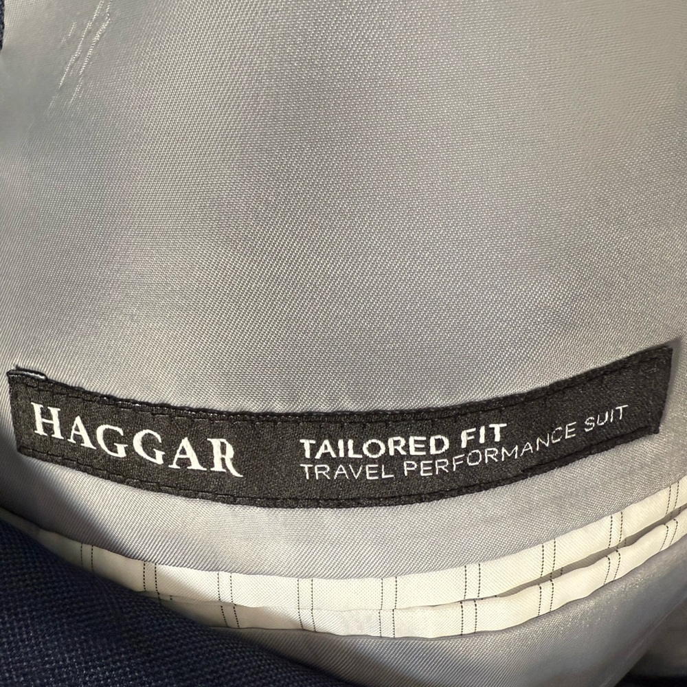 Haggar Dark Blue Men's Suit Jacket - Picture 6 of 7